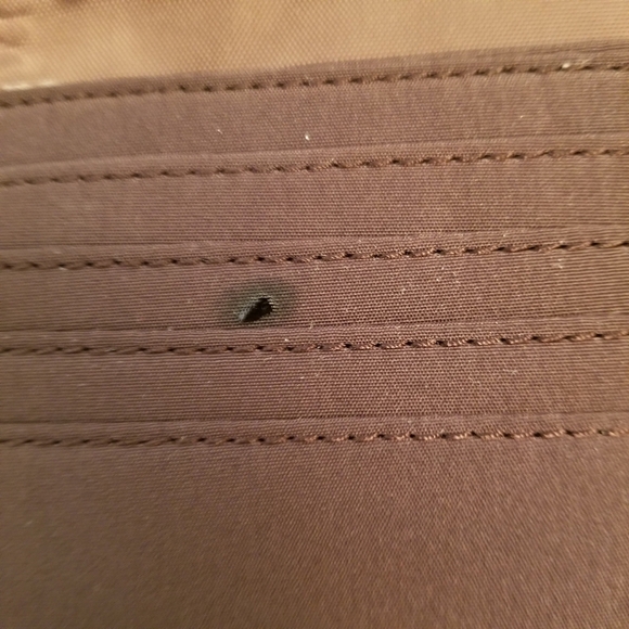 Nine West Brown Trifold Wallet Removable Check Book - Picture 4 of 7